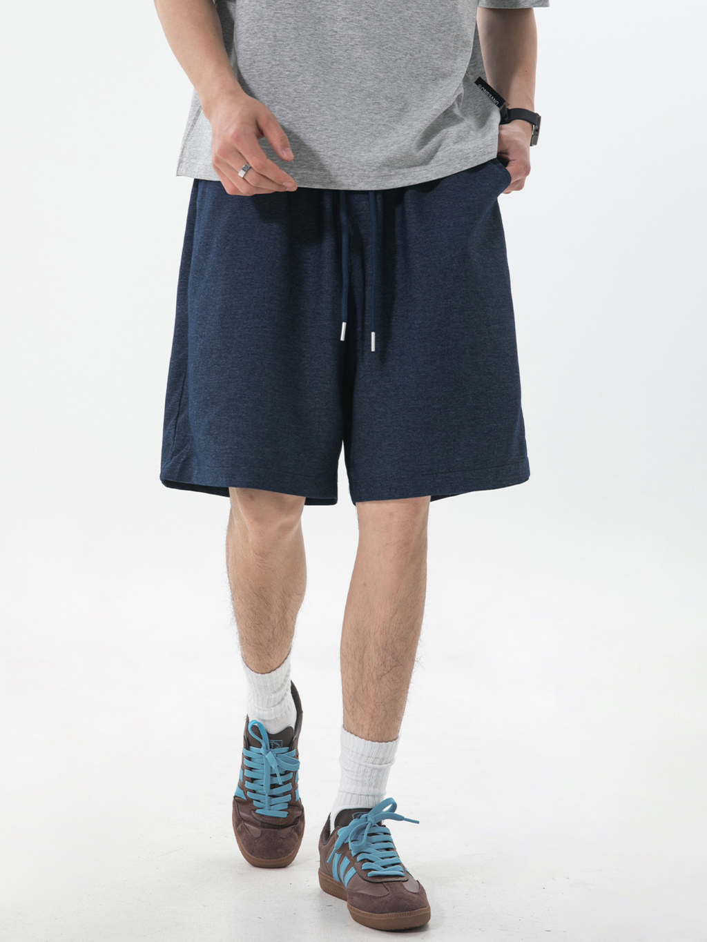 Wildflare - Men's Denim-Look Breathable Casual Shorts