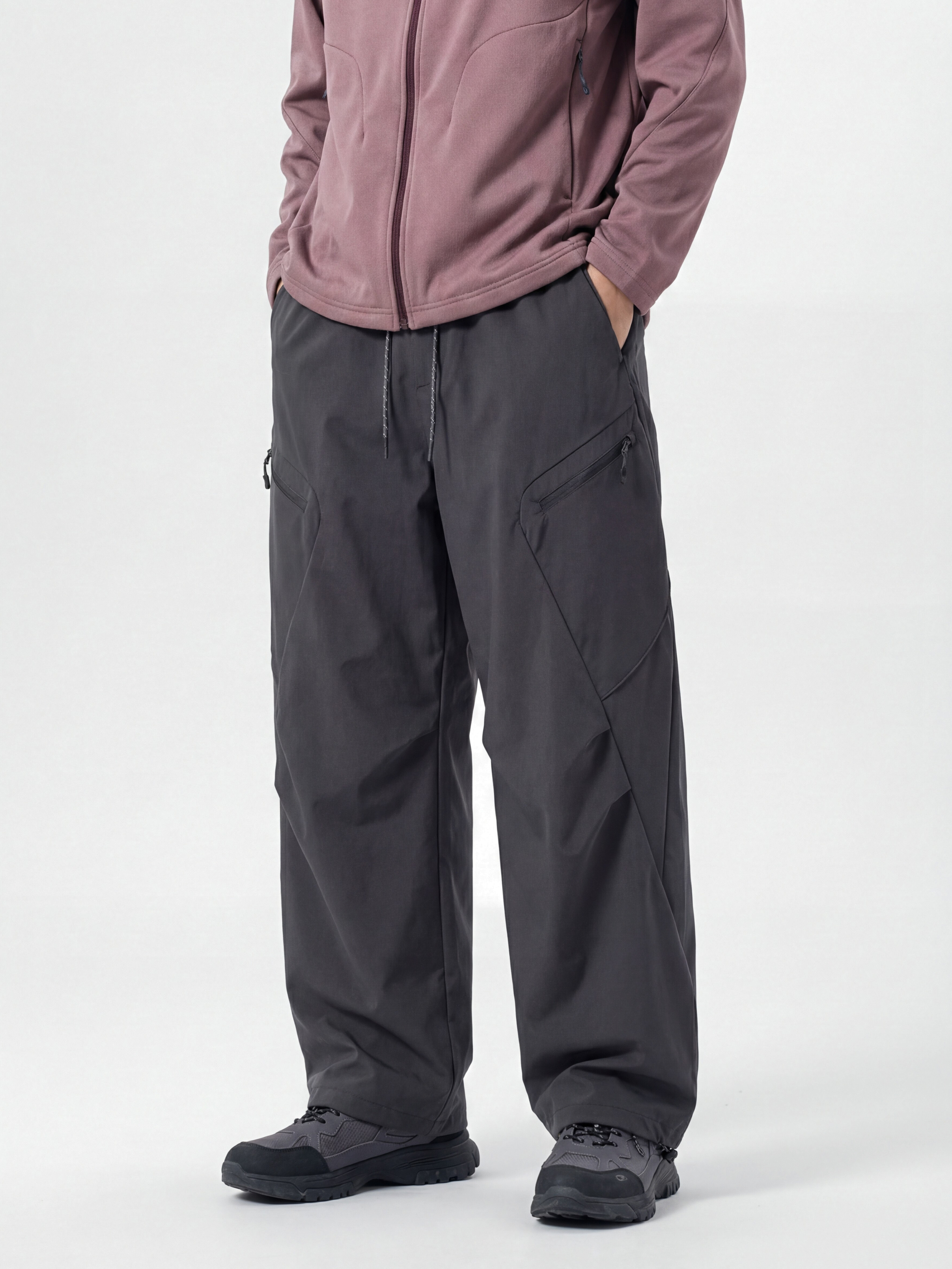 Emberfire - Unisex Water-Repellent Multi-Pocket Drawstring Utility Pants