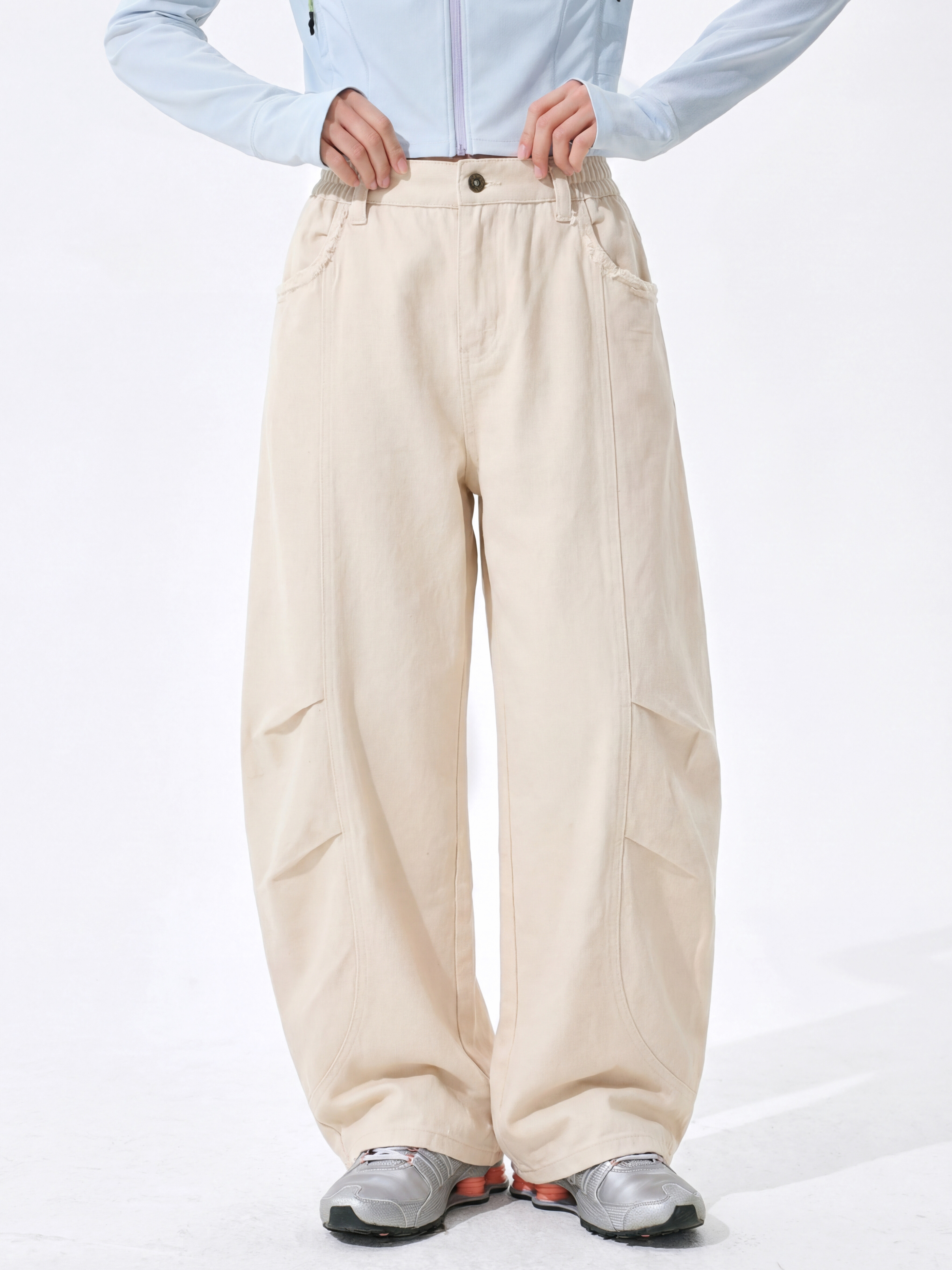 AlpineScope - Durable Cotton Curved Utility Cargo Pants