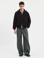 FlareMist - Men's Washed Side-Zip Wide-Leg Pants