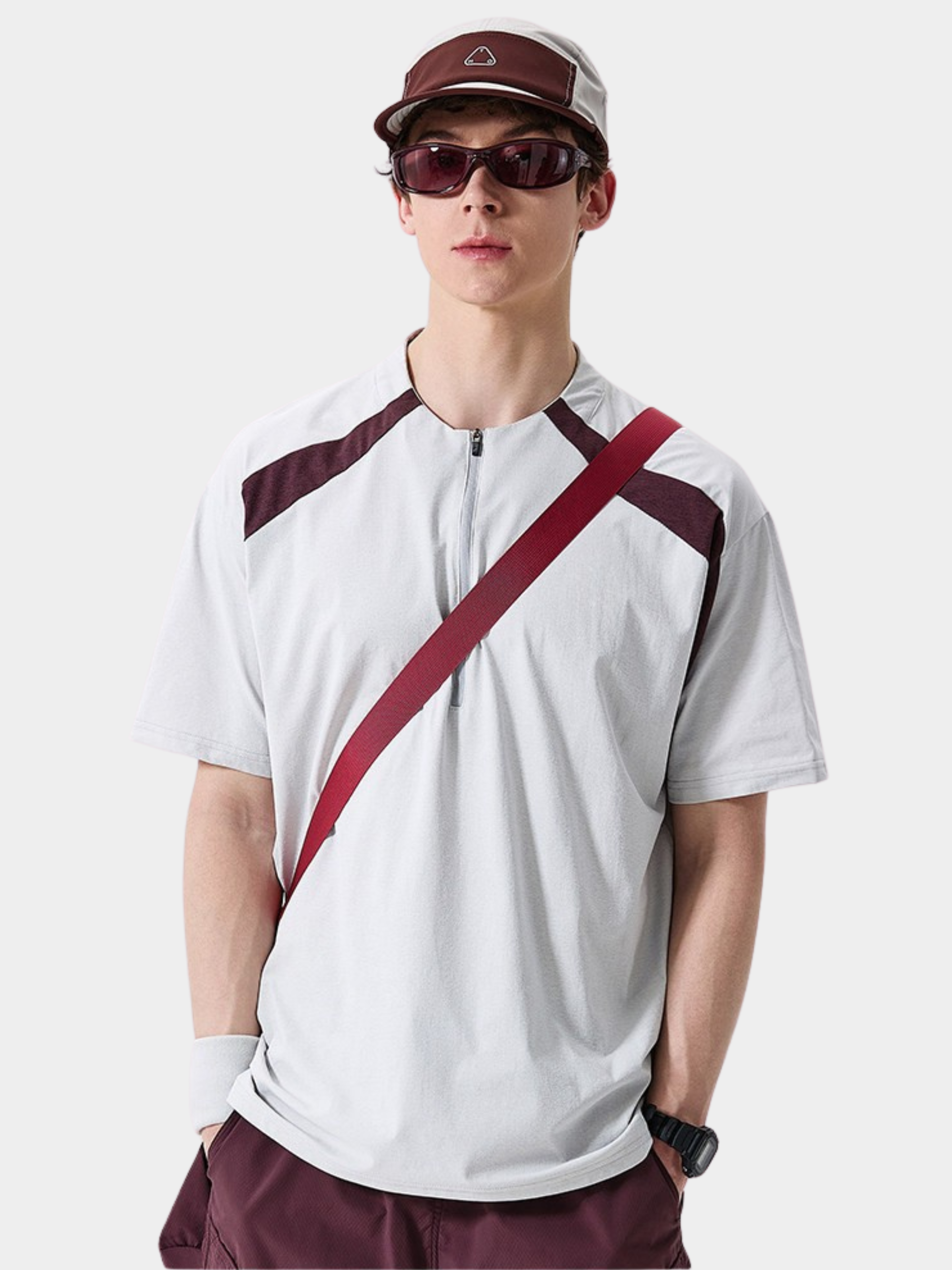 FrostPort - Men's UPF50+ Sun Protection Quick-Dry Performance T-Shirt