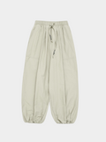 EagleStep - Unisex Loose Cotton Lantern Pants with Cinched Hem