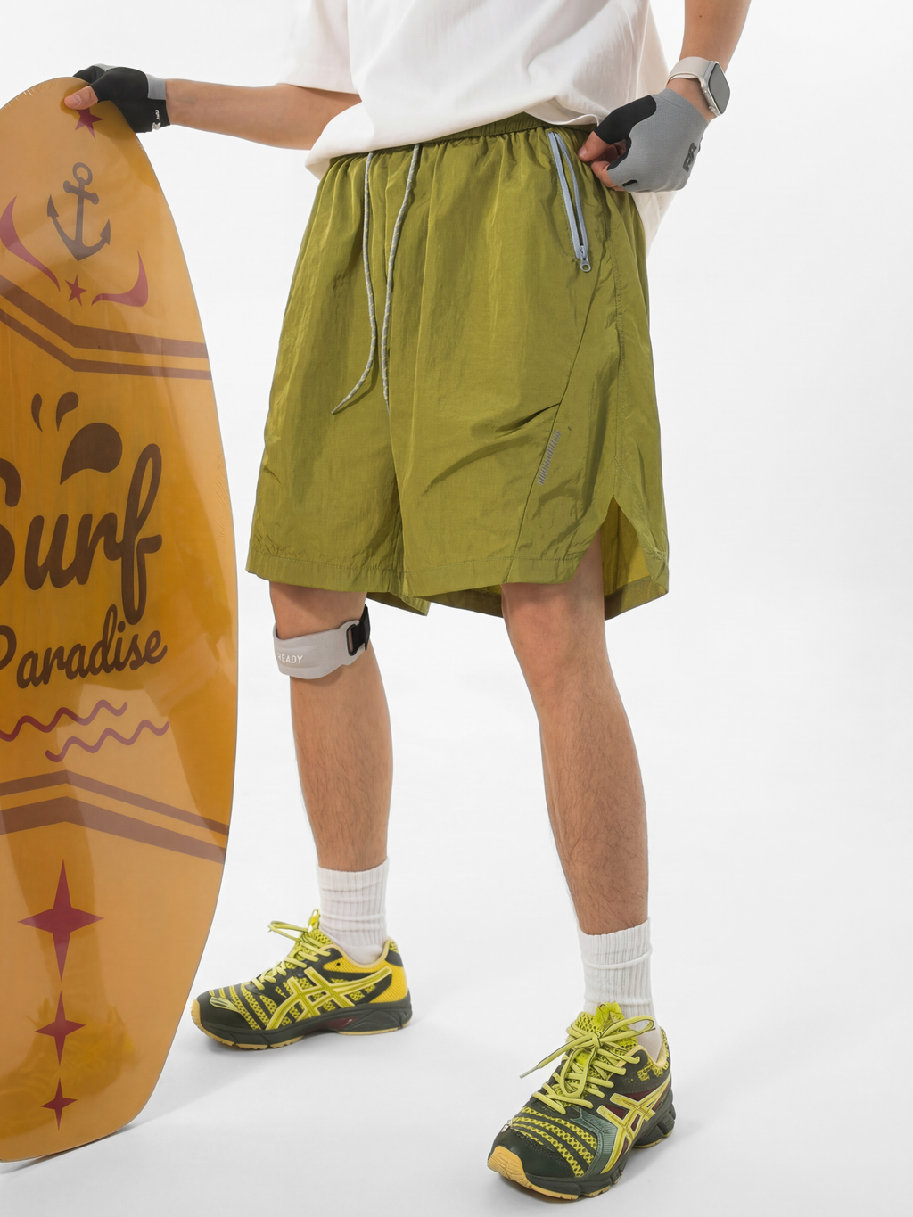 Grovefall - Men's Metallic Colorblock Water-Repellent Shorts