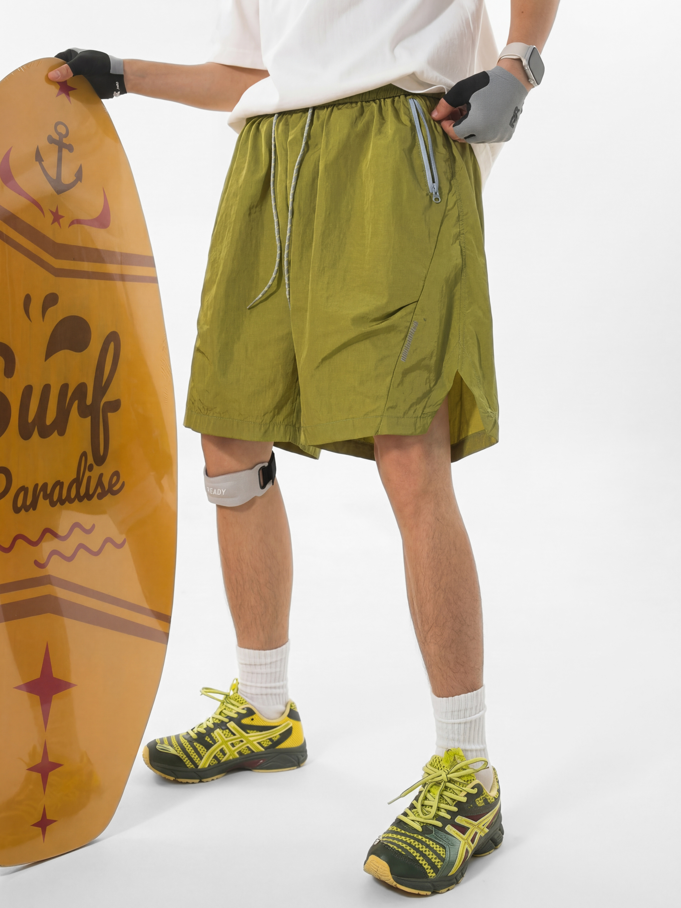 Grovefall - Men's Metallic Colorblock Water-Repellent Shorts