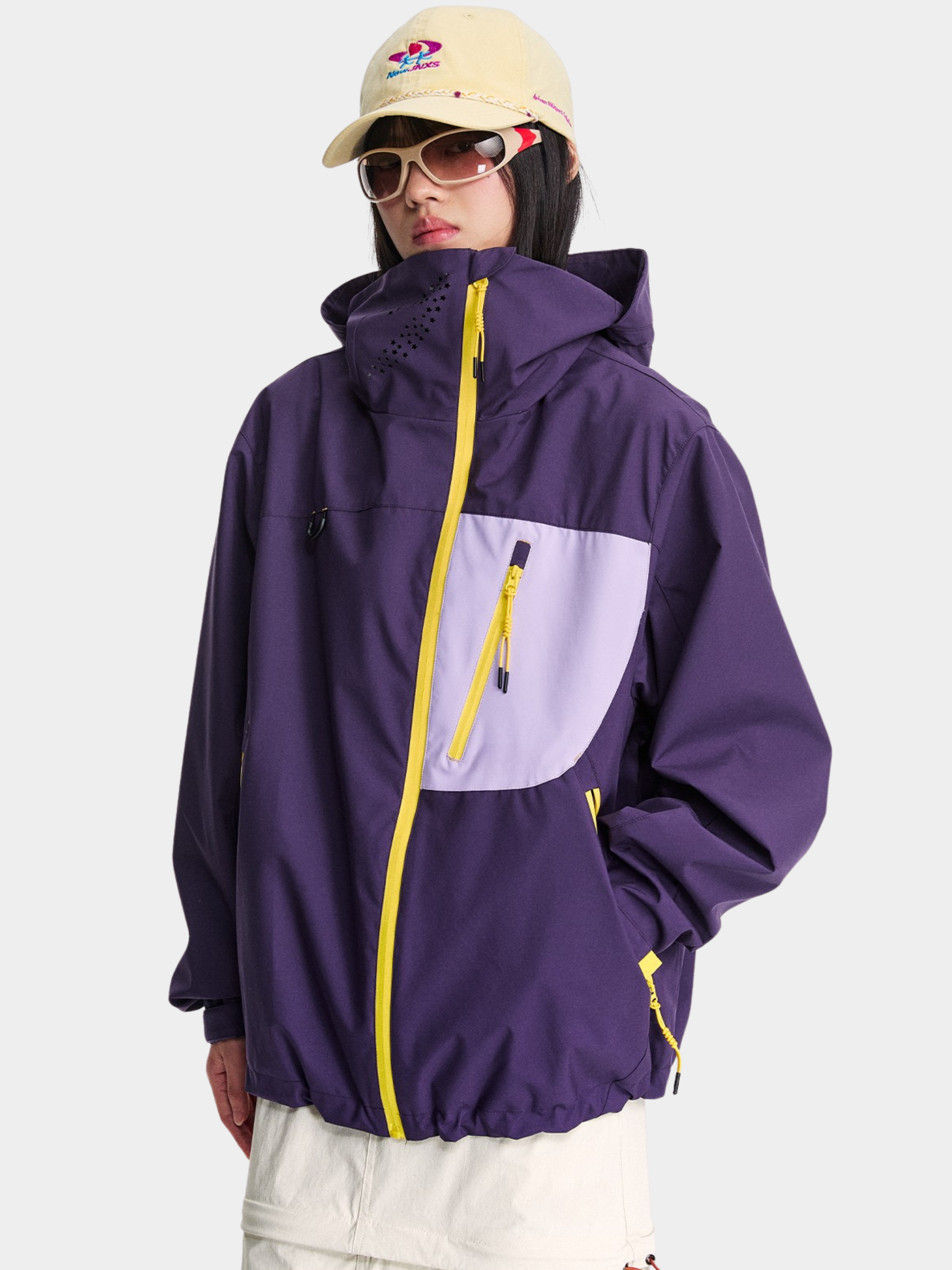 EchoPort - Water-Repellent & Windproof Colorblock Hard Shell Jacket