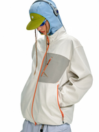 Driftcore - Unisex Teflon Water-Repellent Colorblock Stand Collar Jacket