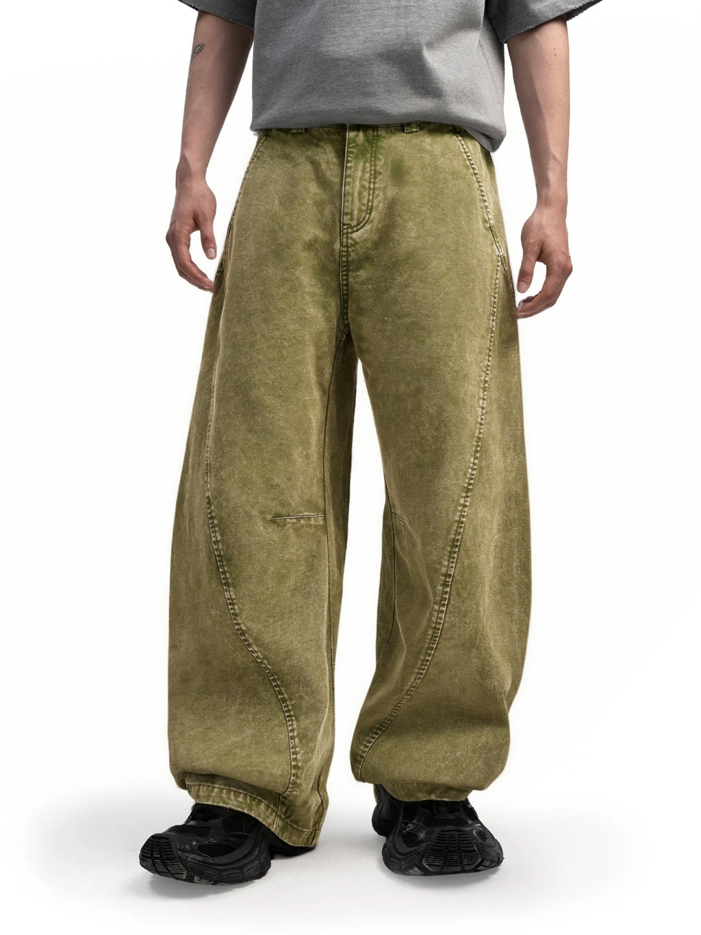Stormveil - Unisex Washed Canvas Utility Cargo Pants