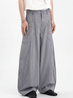 Ironcrest - Men's Washed Cotton Large Pockets Pants