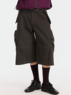 Overcast - Men's Adjustable Multi-Pocket Curved Cropped Pants