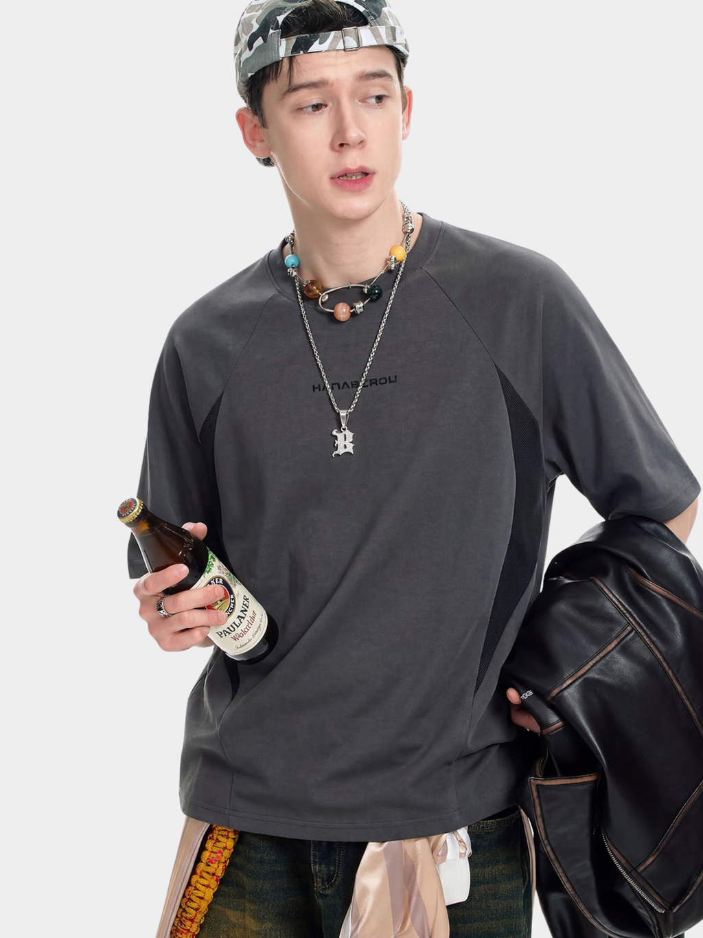 Emberclaw - Men's Cotton Panelled Breathable T-Shirt