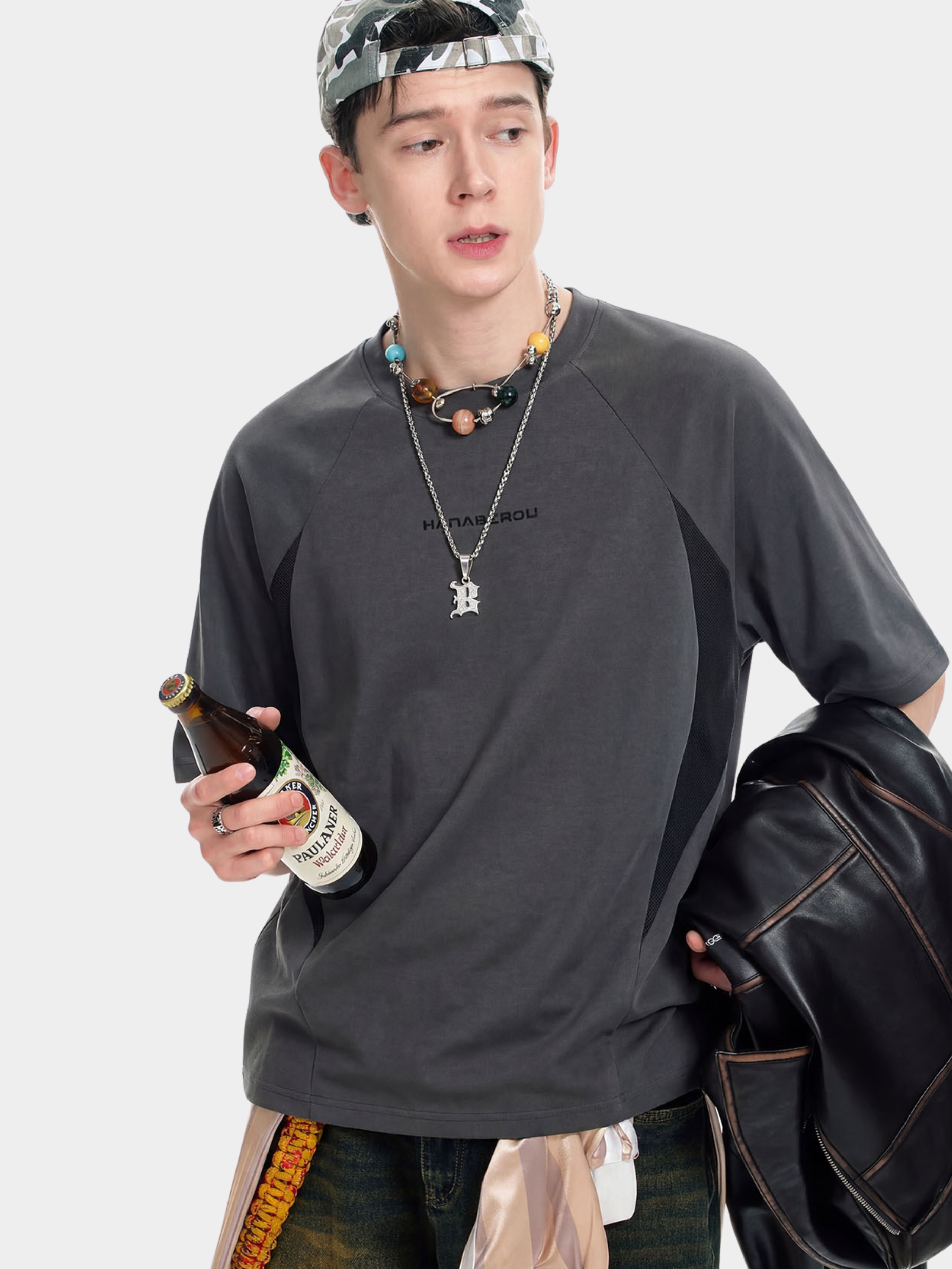 Emberclaw - Men's Cotton Panelled Breathable T-Shirt