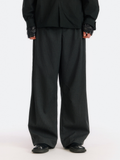 FernGully - Unisex Breathable Striped Relaxed Drape Wide-Leg Pants