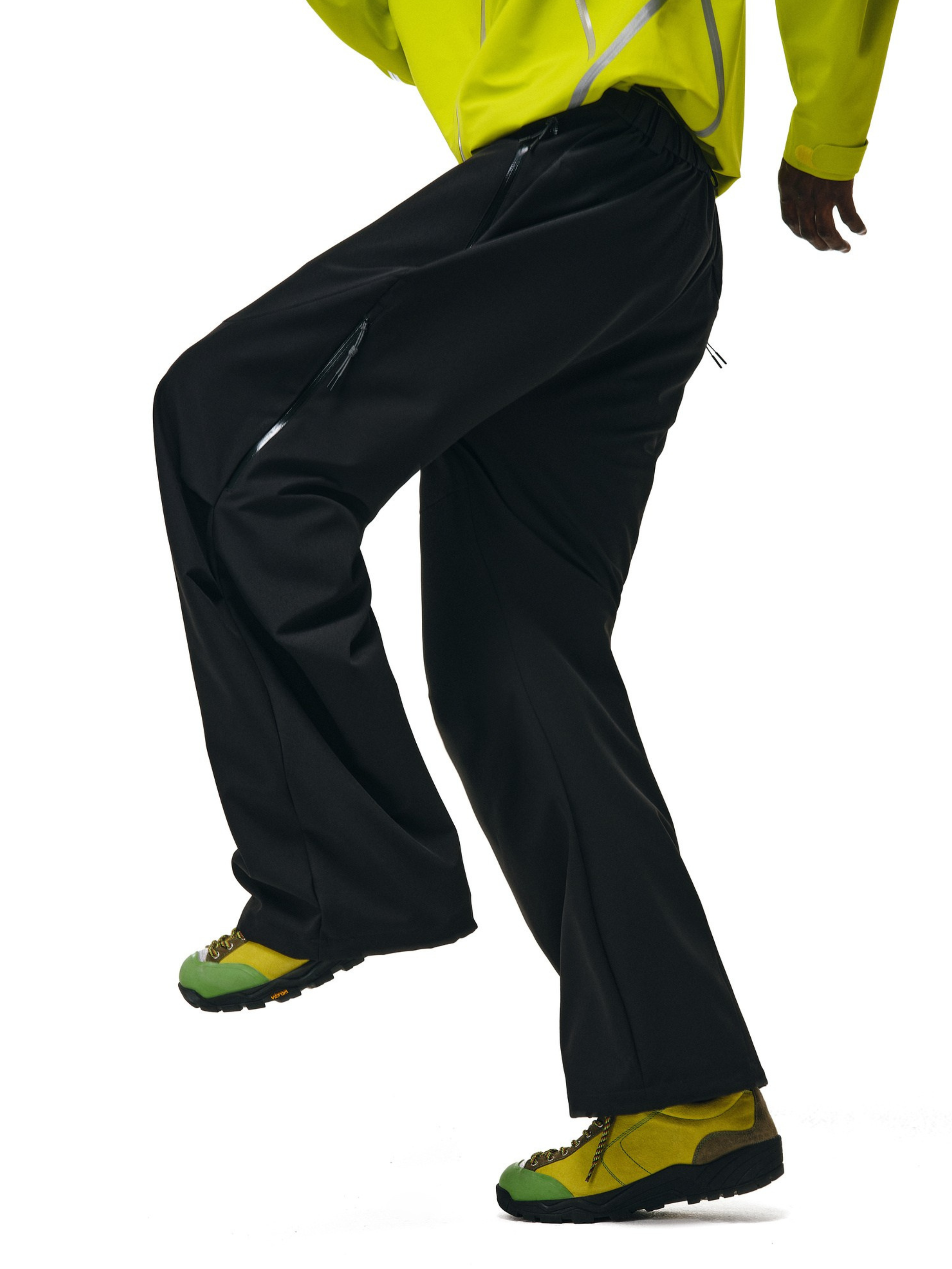 Stormlore - Men's Water-Repellent Draped Zip Straight-Leg Pants