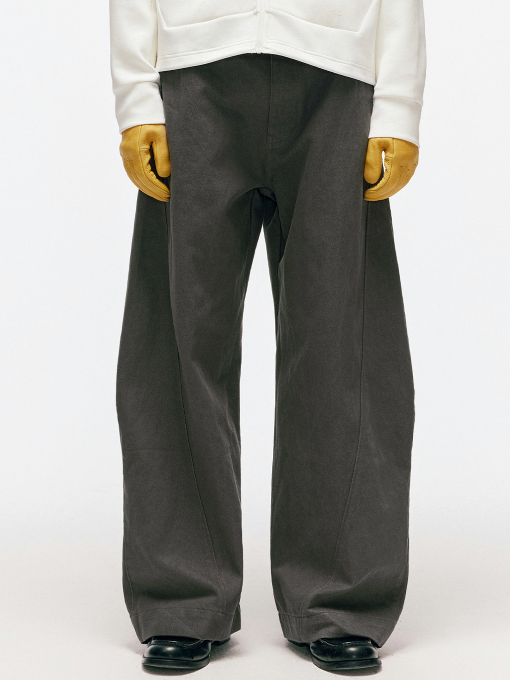 SandDune - Unisex Pleated Curved-Leg Utility Pants