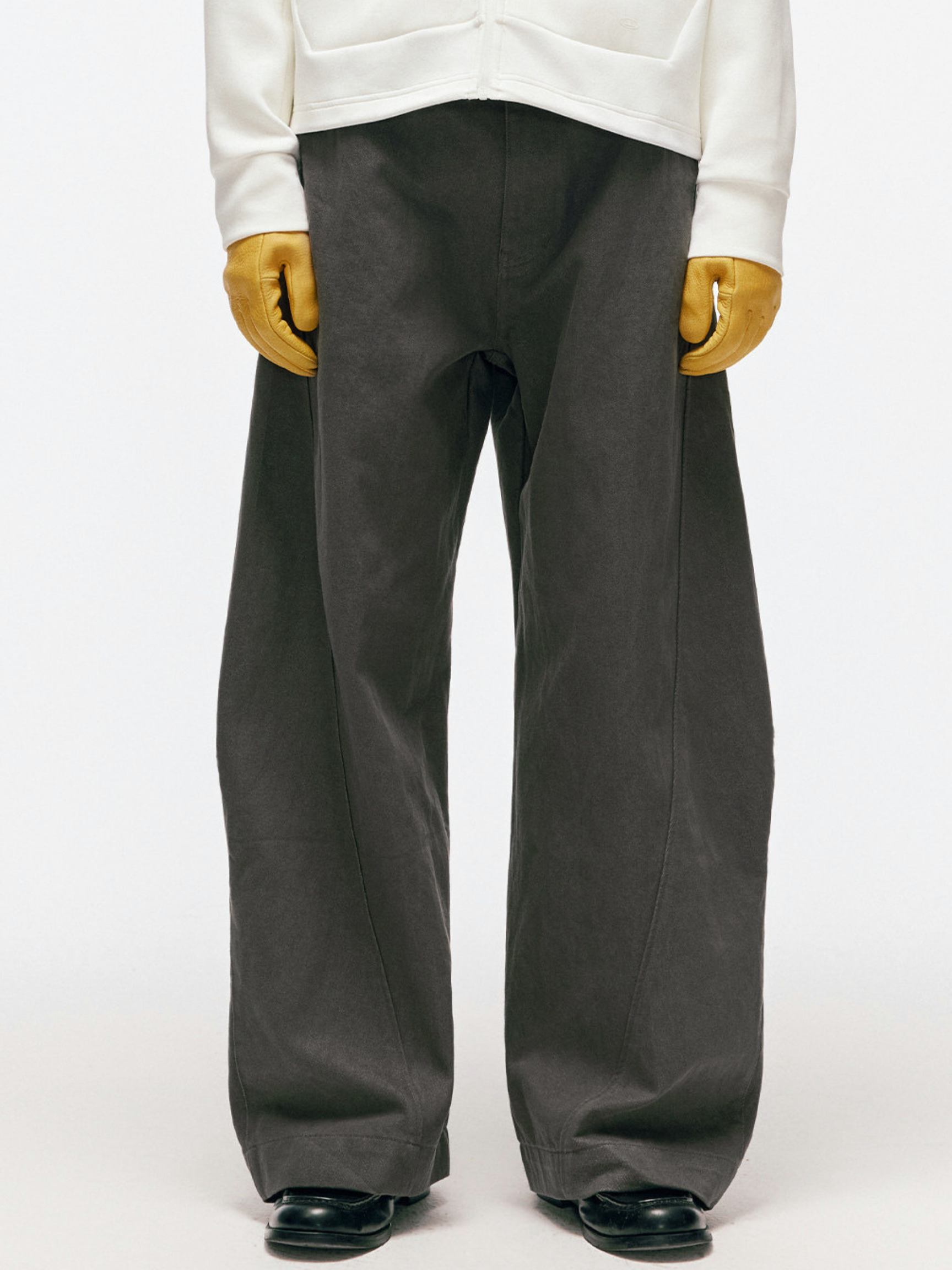 SandDune - Unisex Pleated Curved-Leg Utility Pants