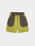 BaseCooler - Men's Water-Repellent Color-Block Patchwork 5-Inch Shorts