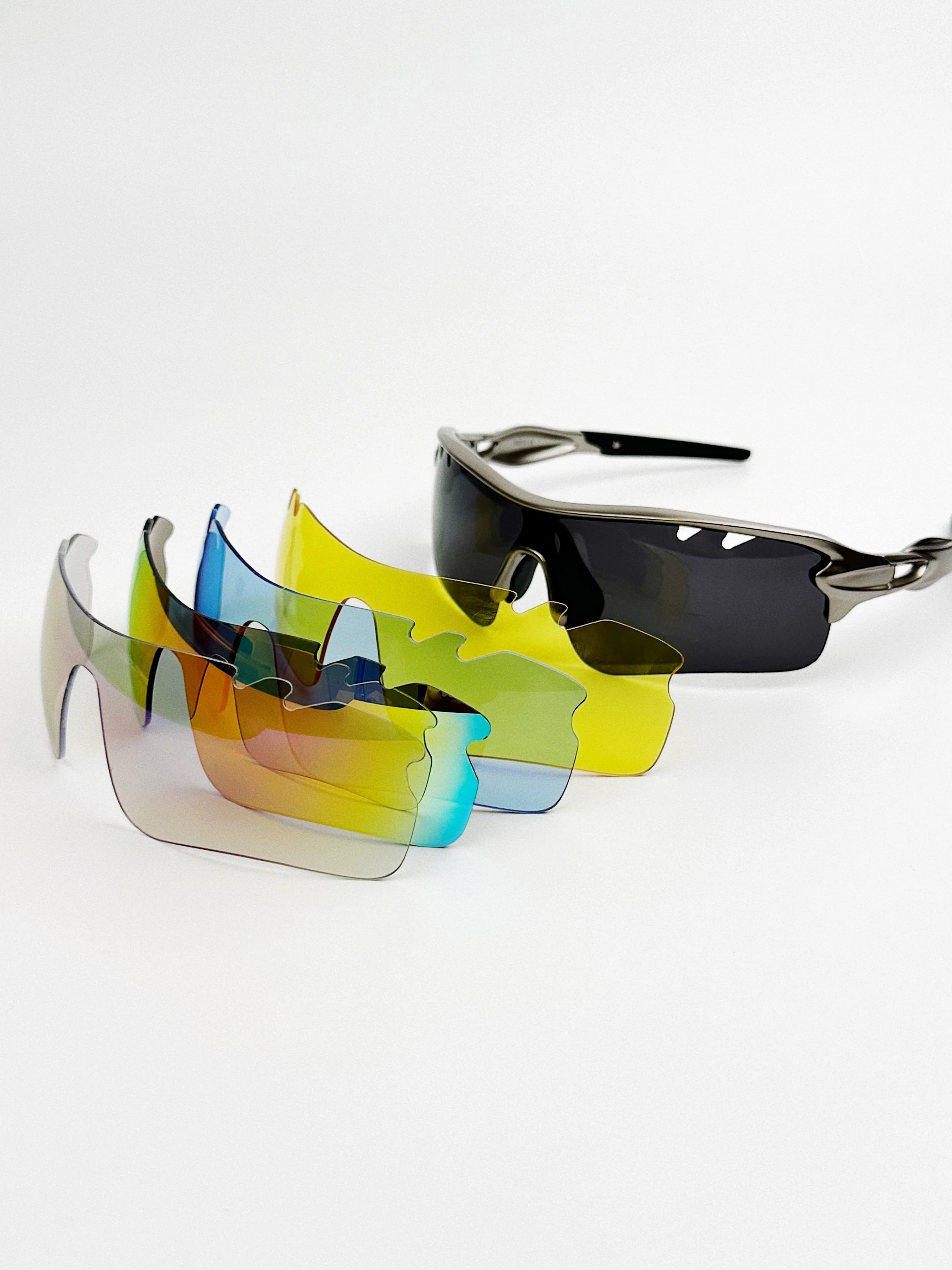StrideFlow - UV400 Sun Protection Windproof Sports Goggles