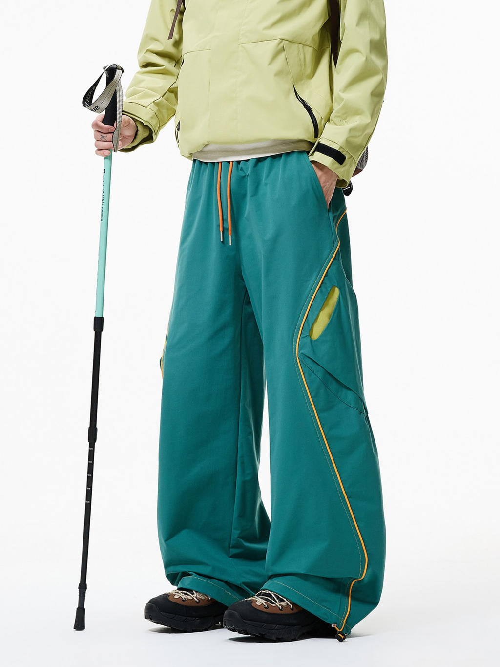 Firesurge - Unisex Contrast-Panel Water-Repellent Paratrooper Pants