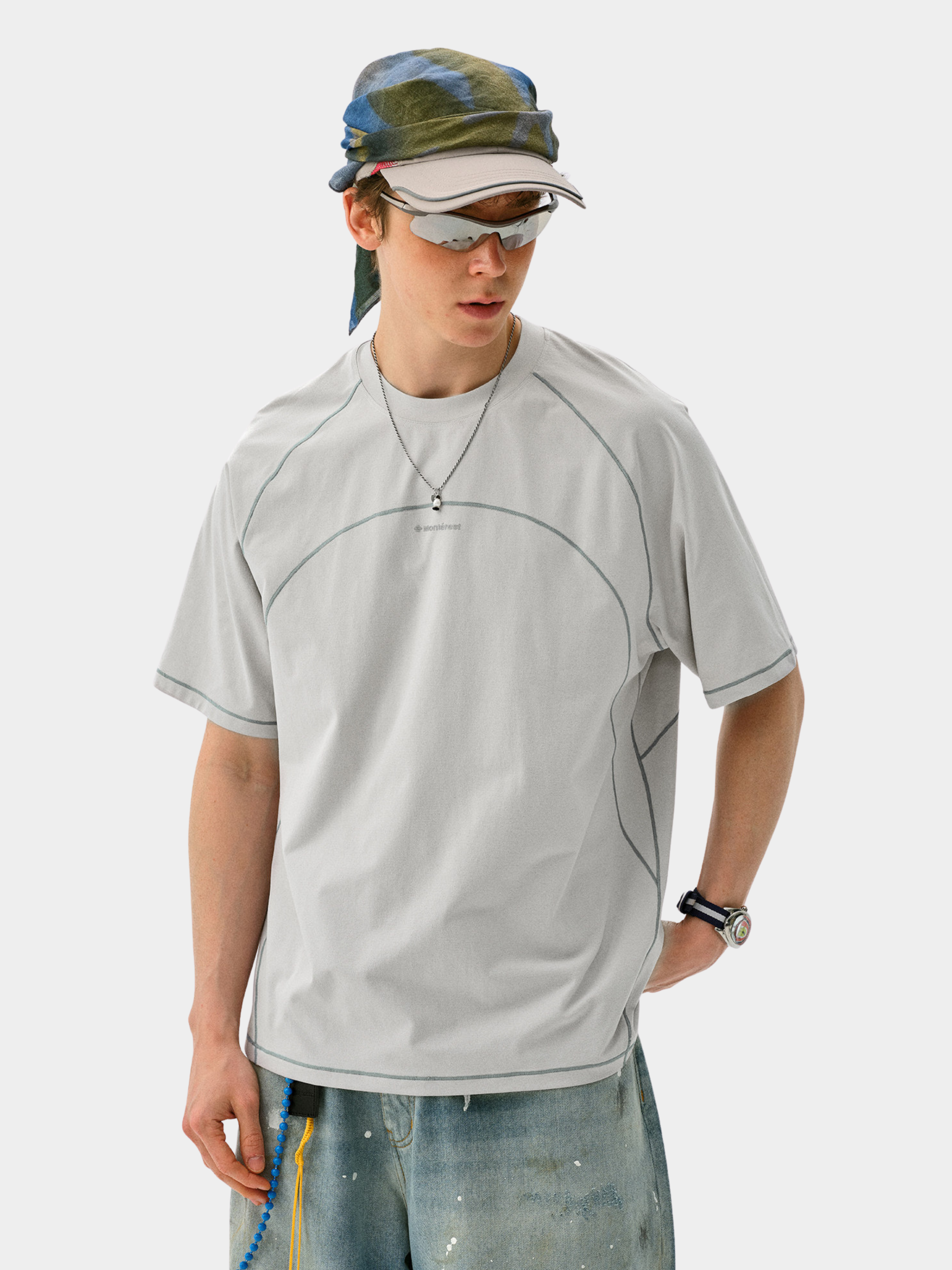 Emberreach - Unisex UPF50+ Moisture-Wicking Antibacterial Crewneck T-Shirt