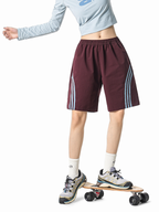 Plackart - triped Lightweight Breathable Shorts