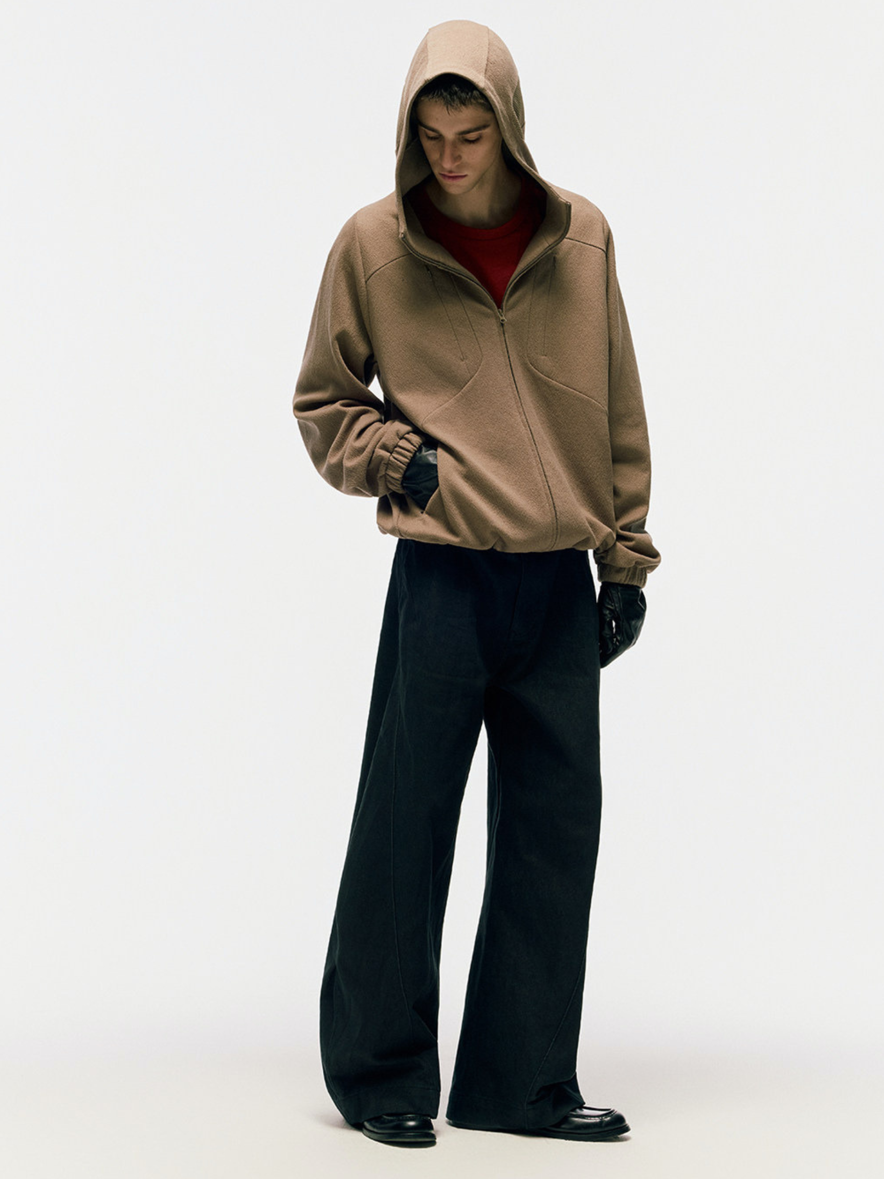 SandDune - Unisex Pleated Curved-Leg Utility Pants
