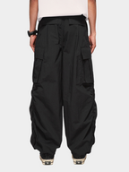FireChair - Plaid Loose-Fit Utility Wide-Leg Pants