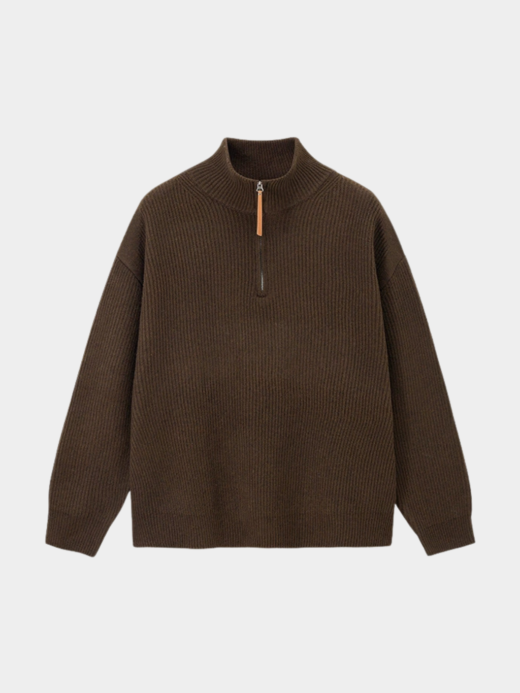 Thistle - Half-Zip High-Neck Knit Sweater
