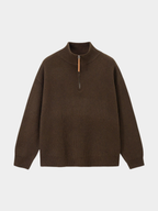 Thistle - Half-Zip High-Neck Knit Sweater