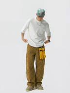 AlpineScope - Durable Cotton Curved Utility Cargo Pants