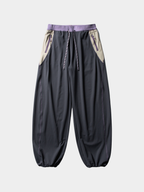 RunFlow - Contrast Stitch Lightweight Quick-Dry Paratrooper Pants