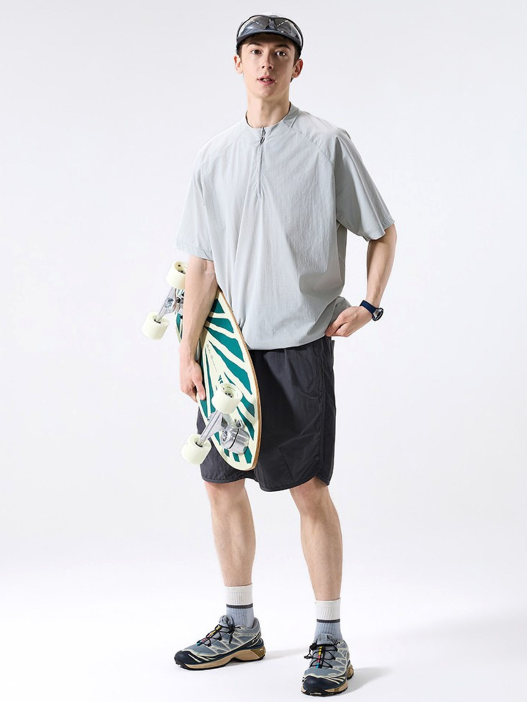VentFlow - Unisex Moisture-Wicking Half-Zip Quick-Dry T-Shirt