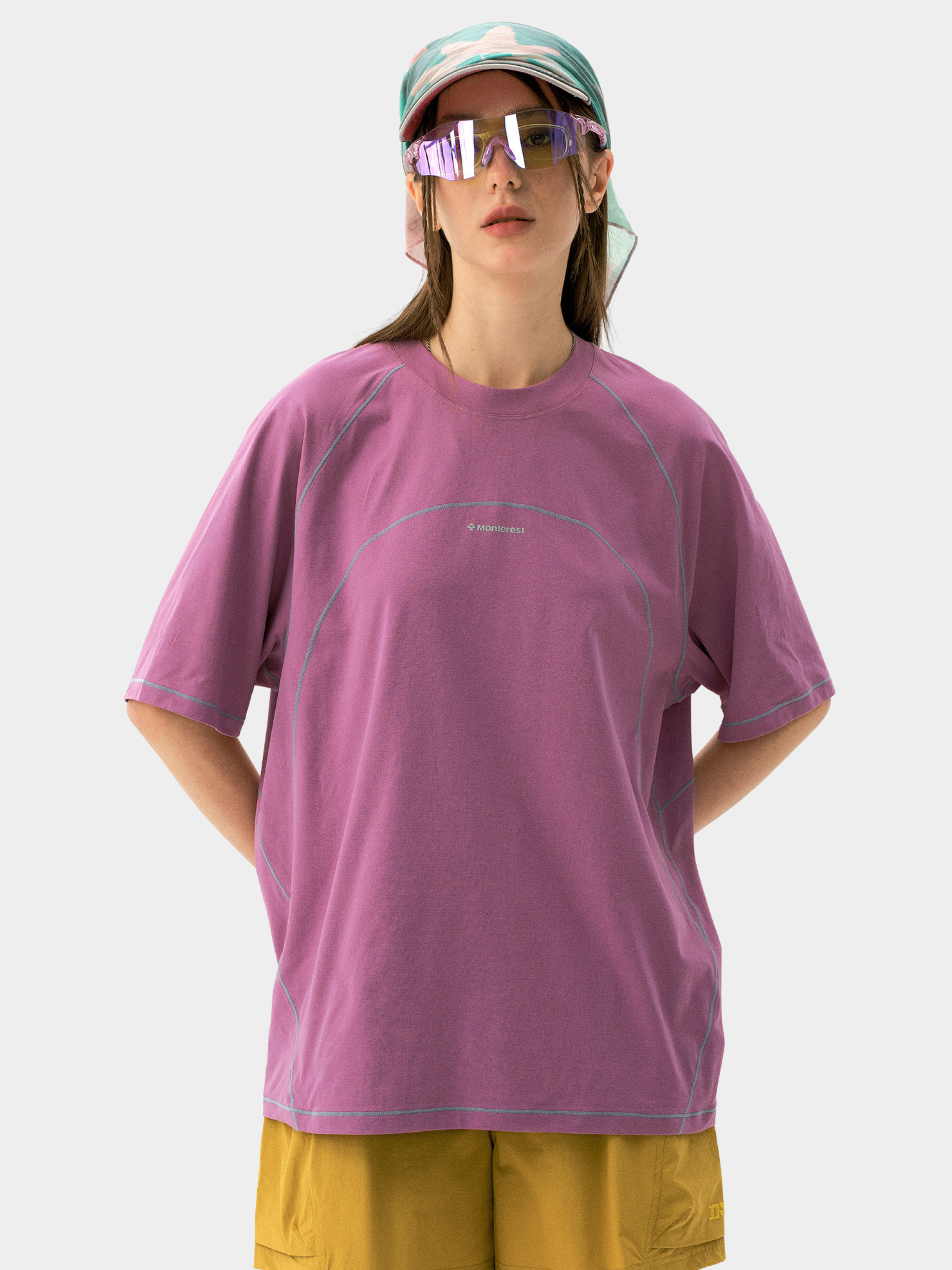 Emberreach - Unisex UPF50+ Moisture-Wicking Antibacterial Crewneck T-Shirt