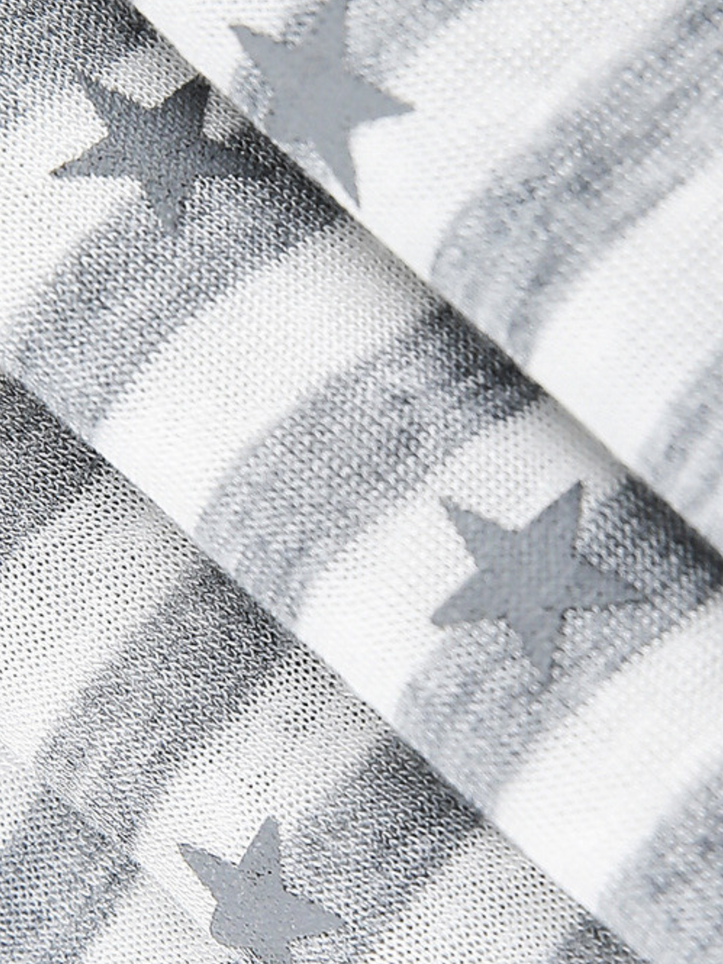 Ashdrift - Unisex Striped Star Lyocell Short Sleeve T-Shirt