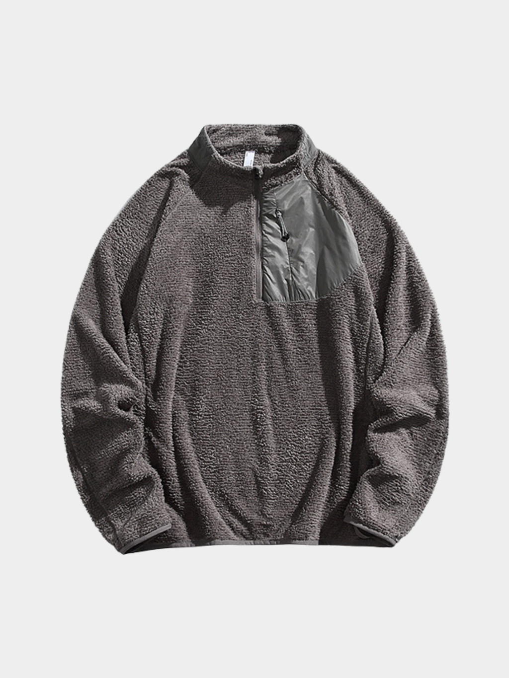 Arcadia - Unisex Half-Zip Fleece Liner Mock Neck Sweatshirt