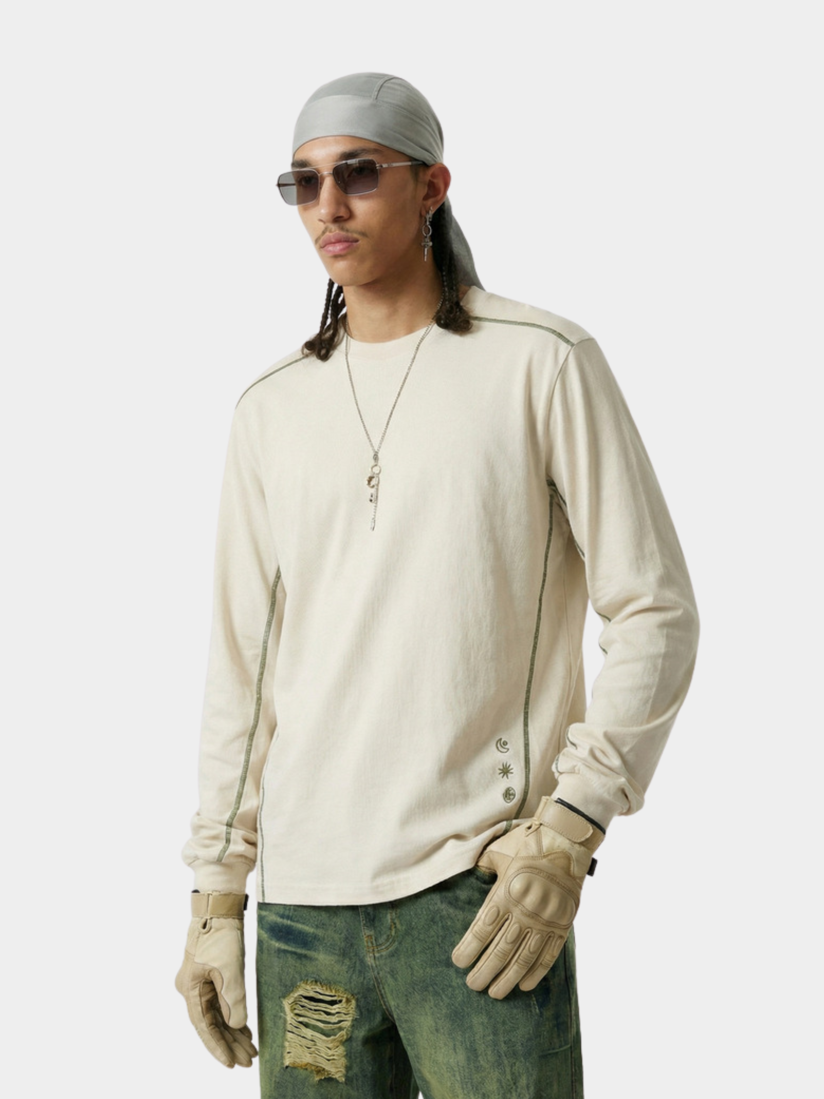 WildDash - Unisex Lightweight & Moisture-Absorbing Contrast Stitch Cotton T-Shirt