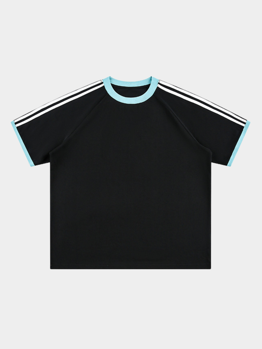 Dusttrail - Colorblock Cooling Striped Quick-Dry T-Shirt