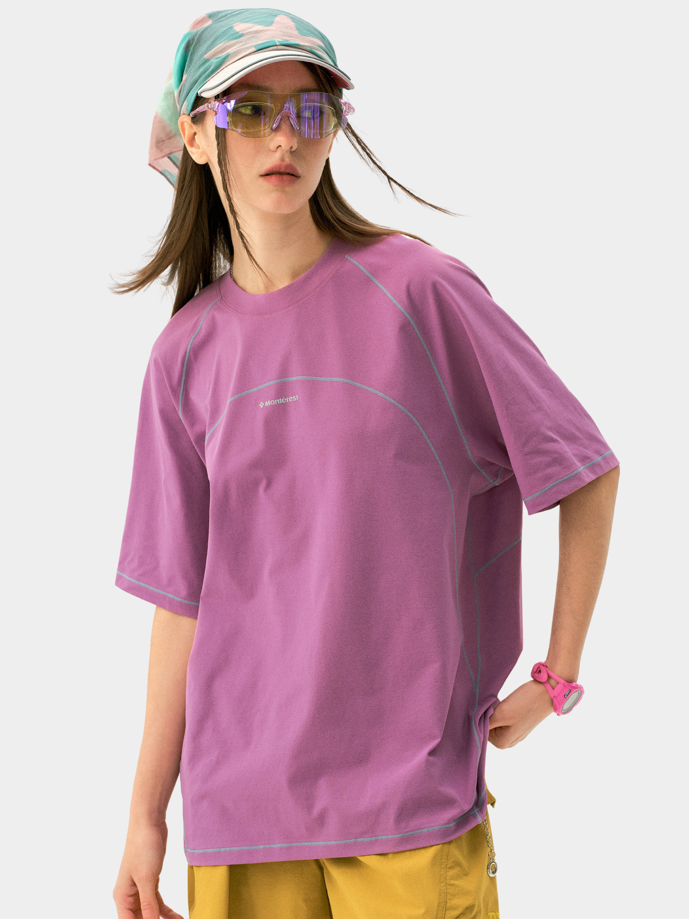 Emberreach - Unisex UPF50+ Moisture-Wicking Antibacterial Crewneck T-Shirt