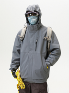 Spirewood - Unisex Water-Repellent 3-in-1 Detachable Hard Shell Jacket