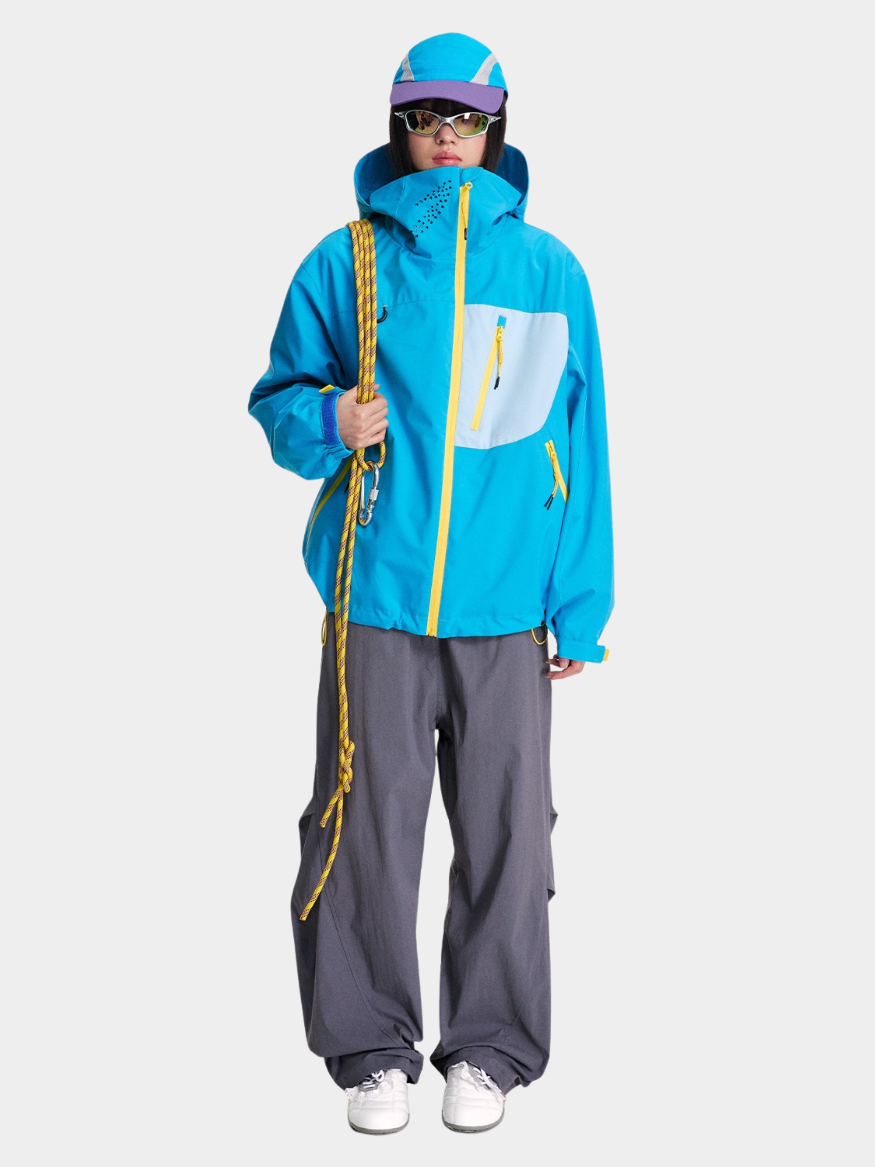 EchoPort - Water-Repellent & Windproof Colorblock Hard Shell Jacket