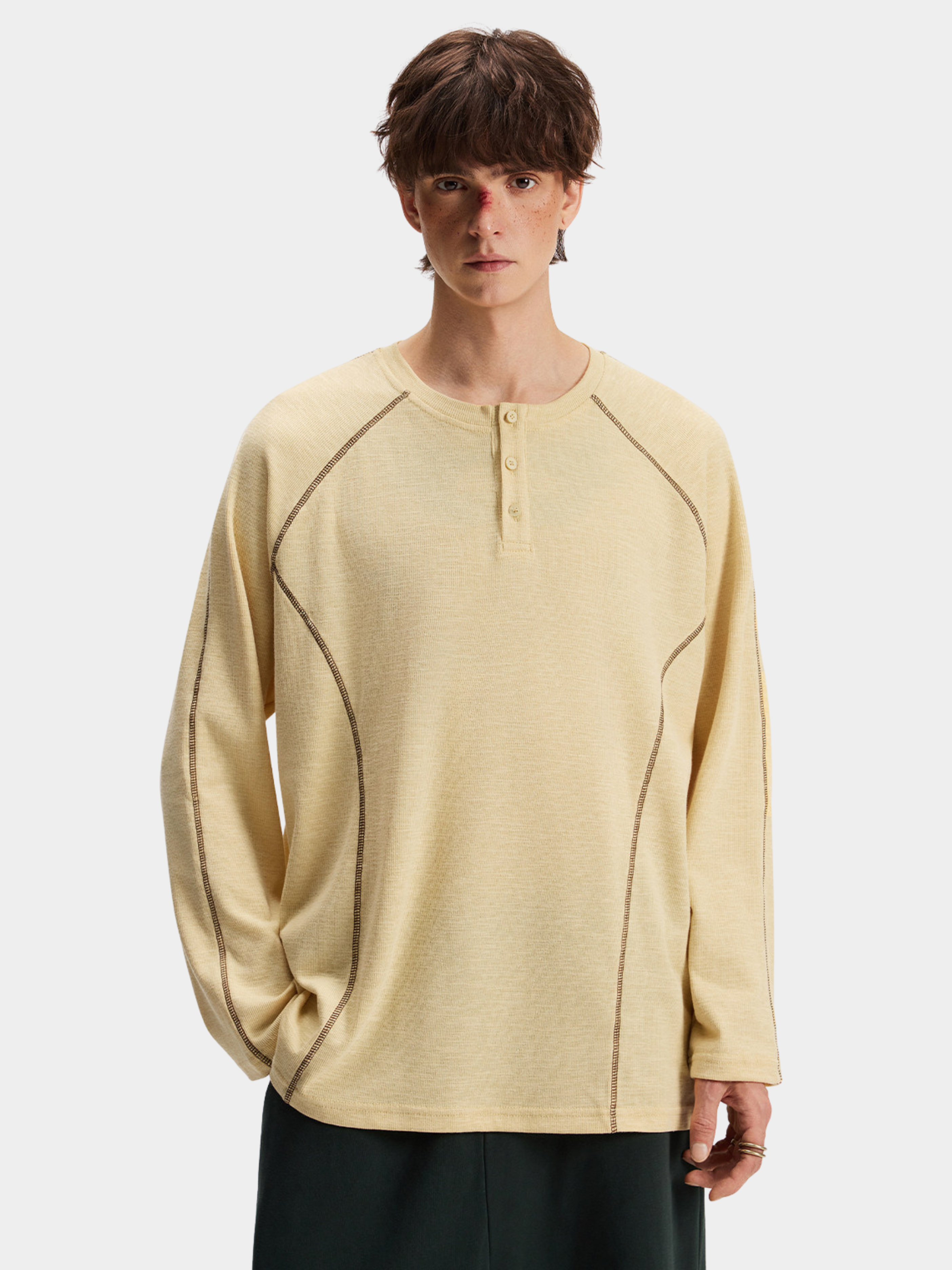 Roam - Men's Cooling & Quick-Dry Contrast Performance Long Sleeve