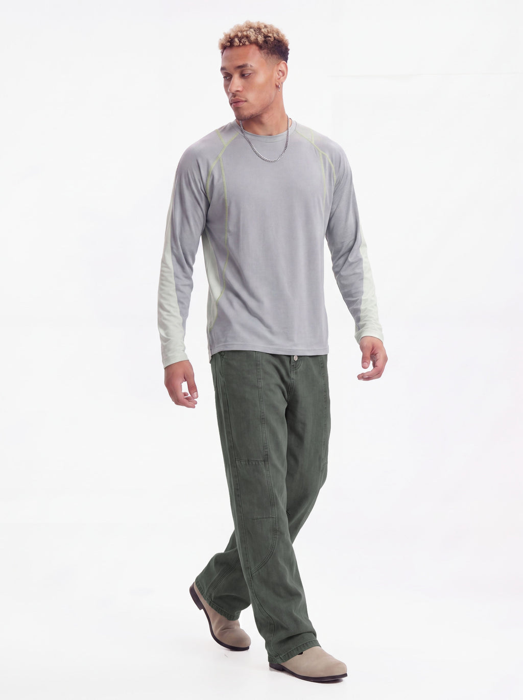 Dewpoint - Button Straight-Leg Wide Cargo Pants