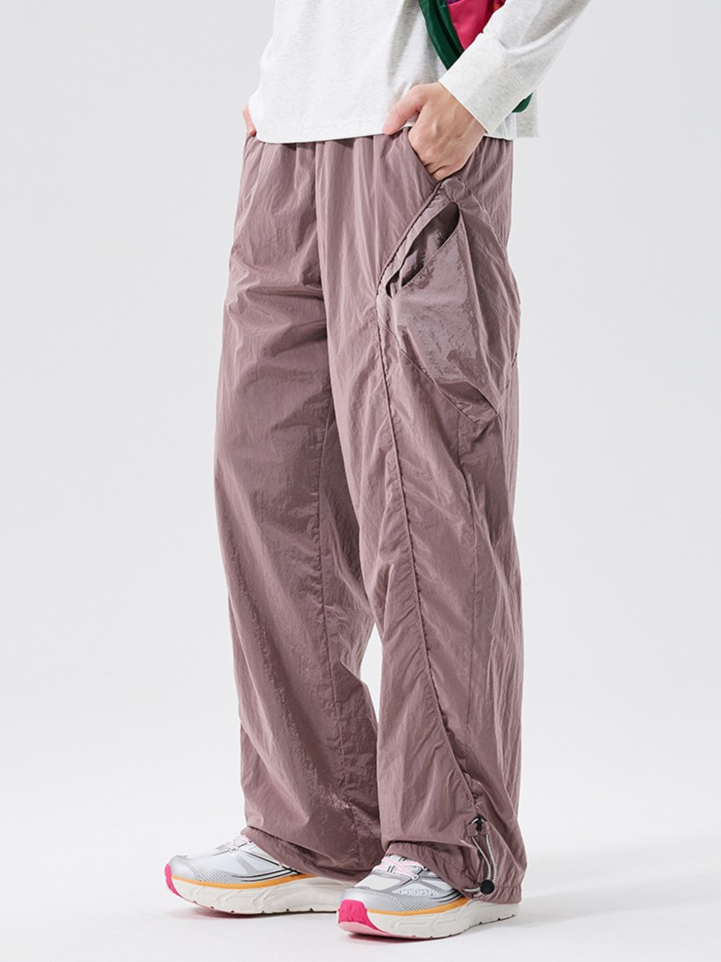 Moonpath - Unisex Metal Nylon 3-Proof Water-Repellent Hiking Pants