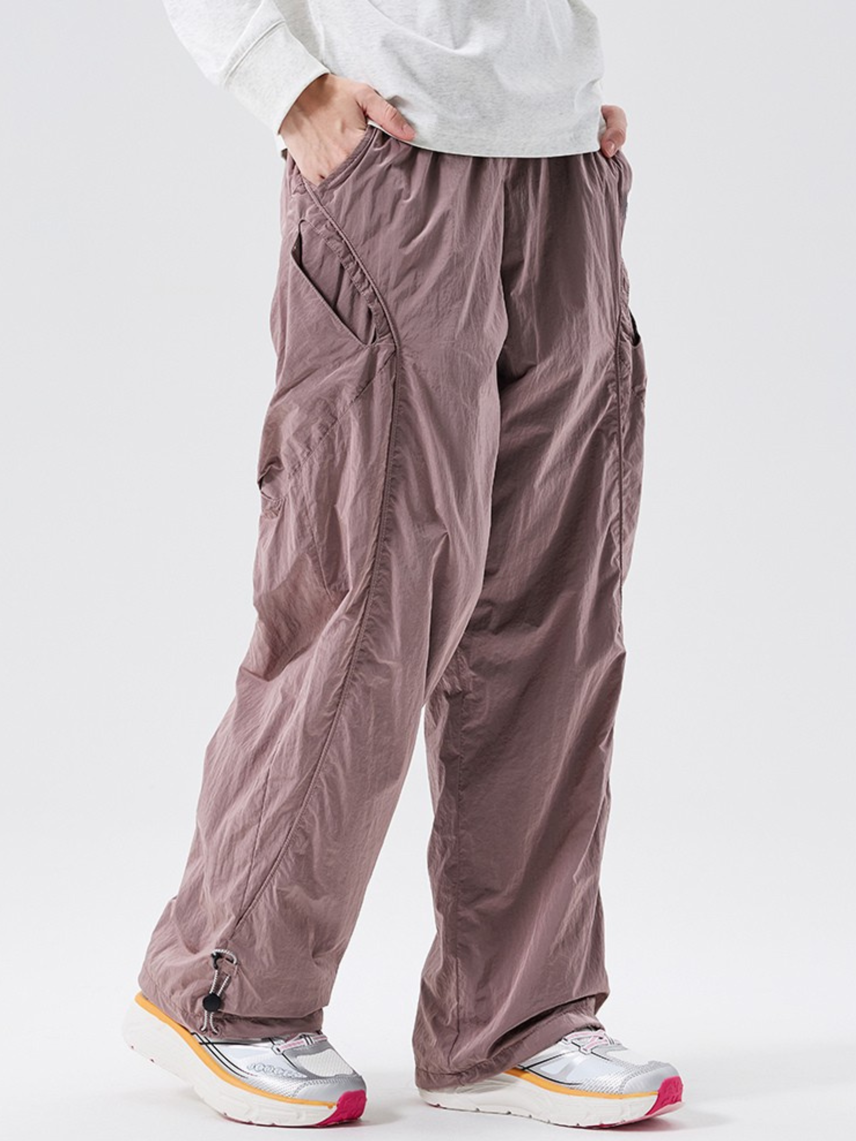 Moonpath - Unisex Metal Nylon 3-Proof Water-Repellent Hiking Pants