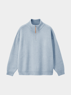Thistle - Half-Zip High-Neck Knit Sweater