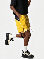 Trekker - Men's Lightweight Color-Block 2-in-1 Athletic Shorts