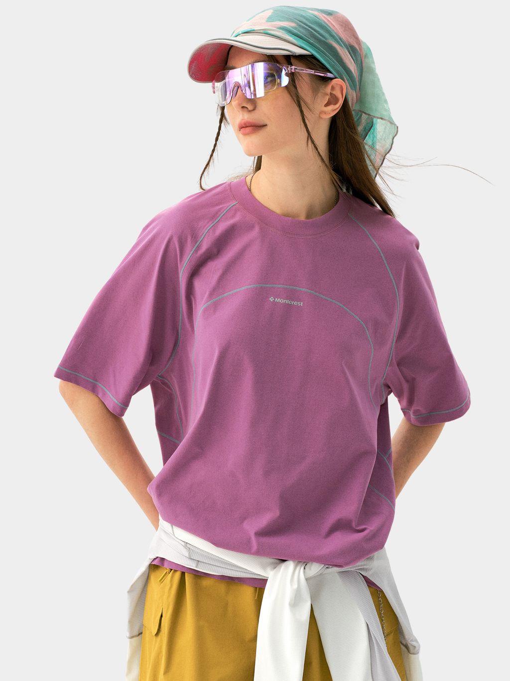 Emberreach - Unisex UPF50+ Moisture-Wicking Antibacterial Crewneck T-Shirt