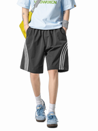 Plackart - triped Lightweight Breathable Shorts