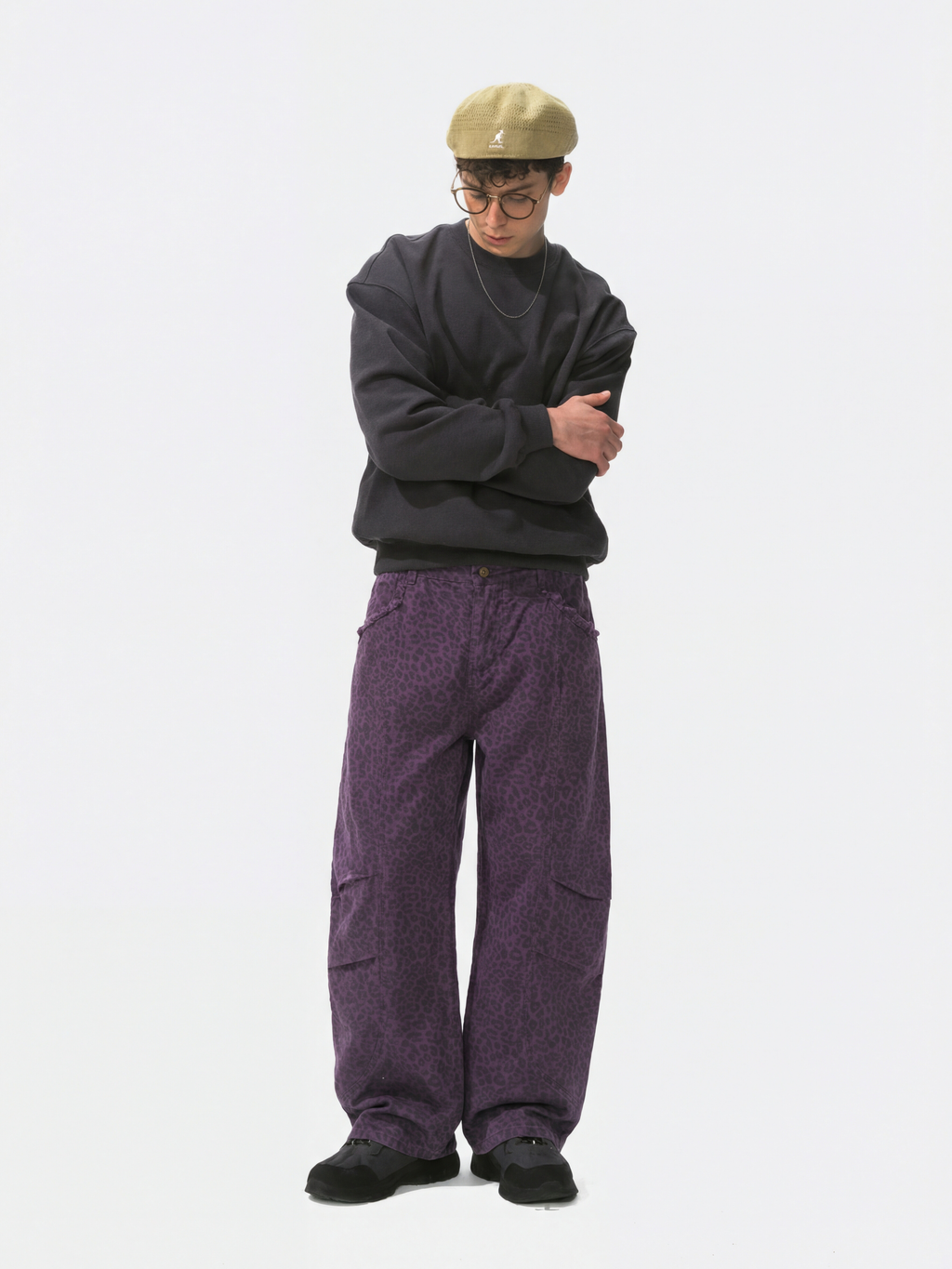 AlpineScope - Durable Cotton Curved Utility Cargo Pants