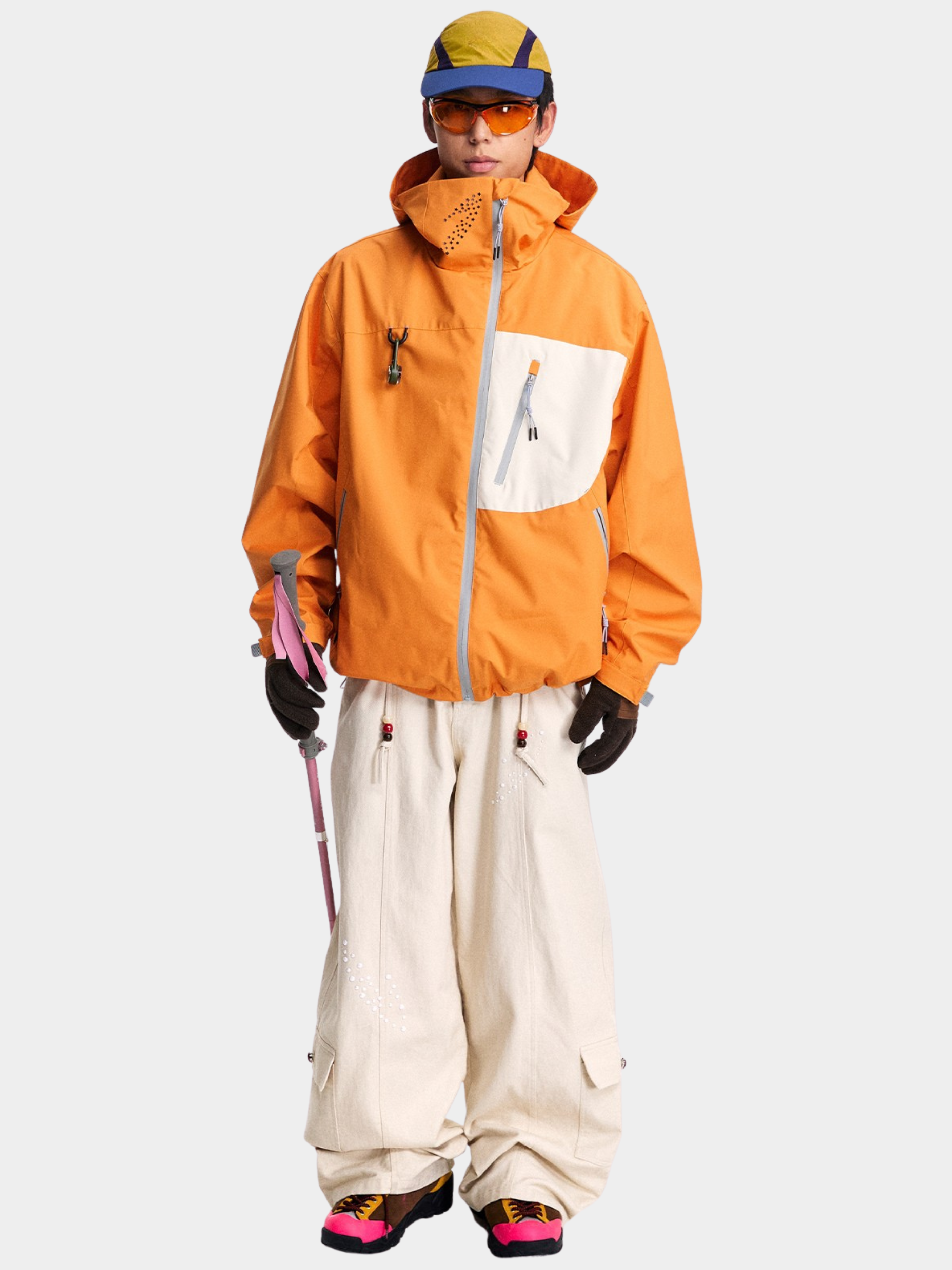 EchoPort - Water-Repellent & Windproof Colorblock Hard Shell Jacket