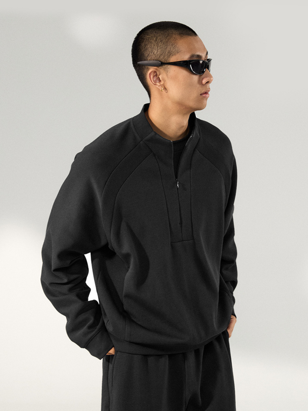 Valon - Unisex LYCRA® Stretch Half-Zip Sweatshirt